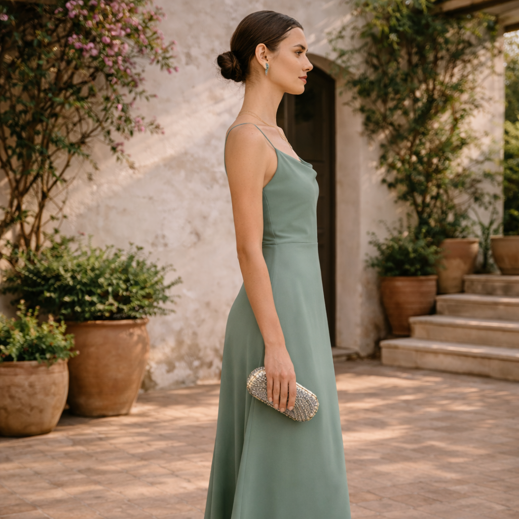 VESTIDO CELESTE™ | Elegancia fluida para noches inolvidables