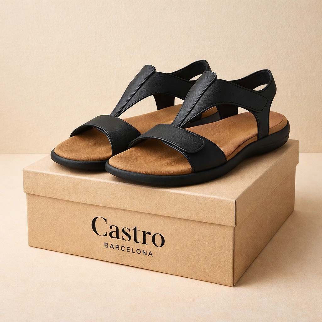 Brisa|™Sandalia con suela de cuña cómoda