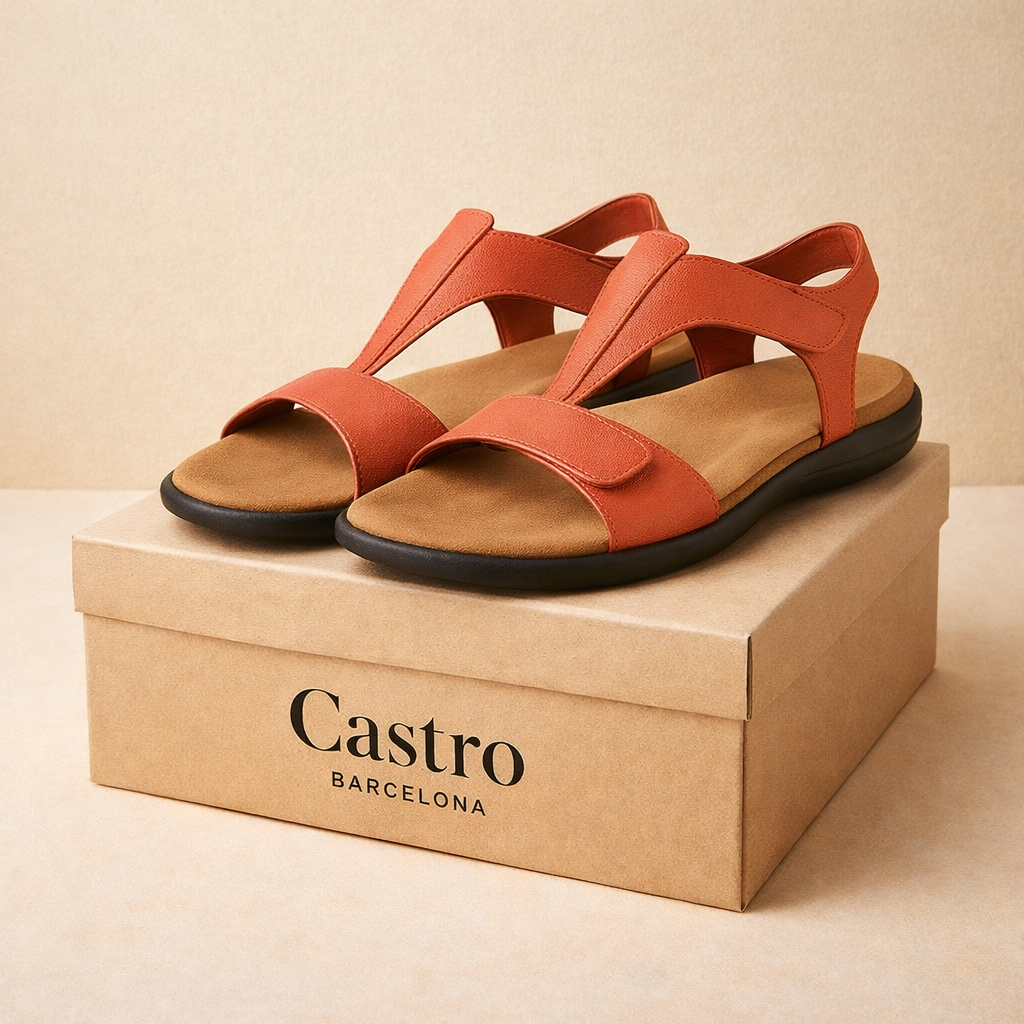 Brisa|™Sandalia con suela de cuña cómoda