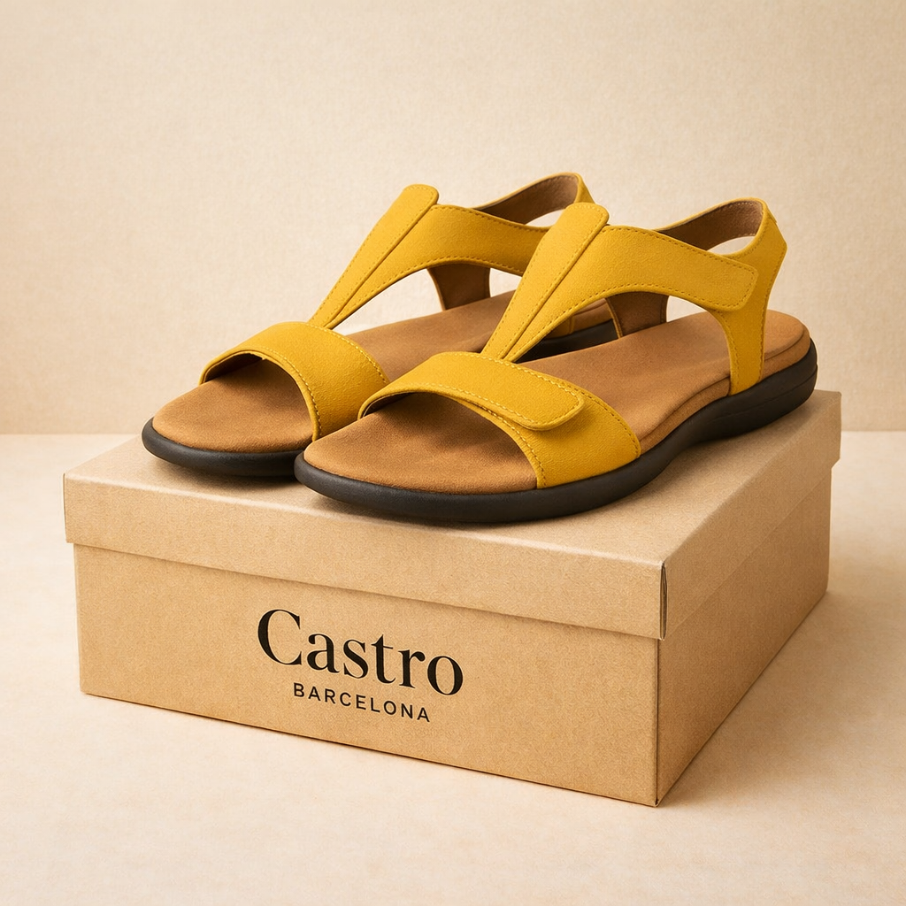 Brisa|™Sandalia con suela de cuña cómoda