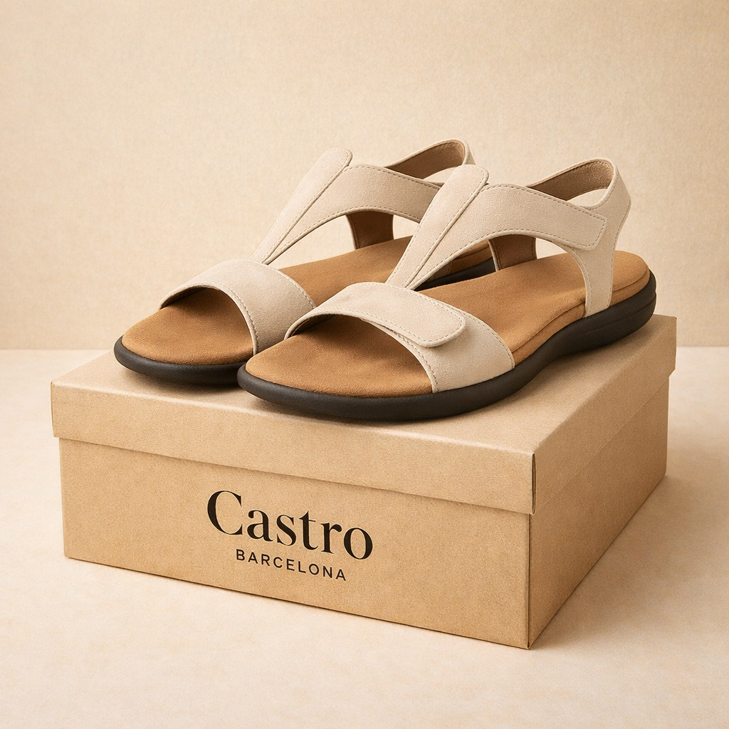 Brisa|™Sandalia con suela de cuña cómoda