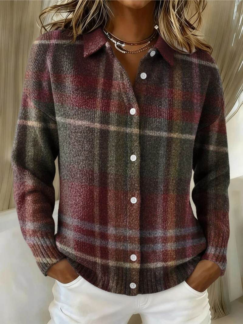 Emily™ – Blusa con Capucha a Cuadros