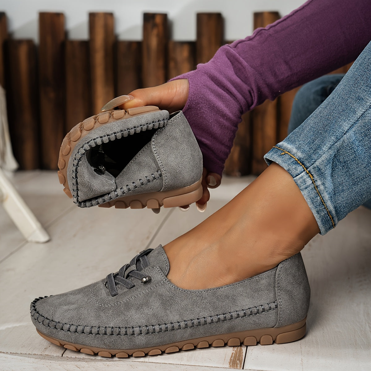 Helena™ – Mocasines suaves con soporte total para pies sensibles
