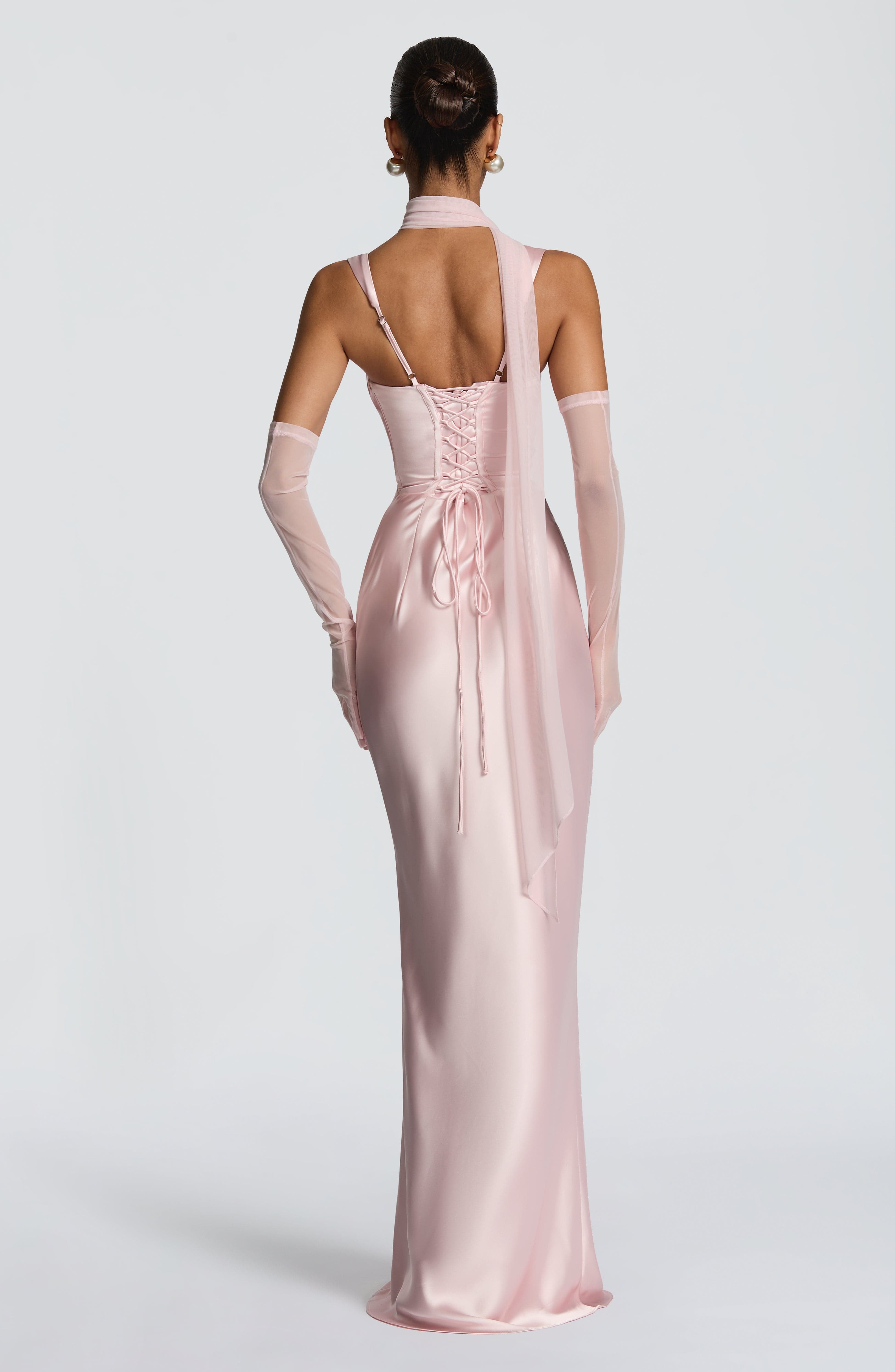 Vestido Naeti ™ | Elegancia satinada con estructura refinada