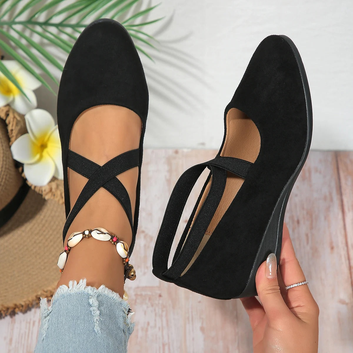 Elsa|™Zapatos con cuña: elegantes, estables y ultra cómodos