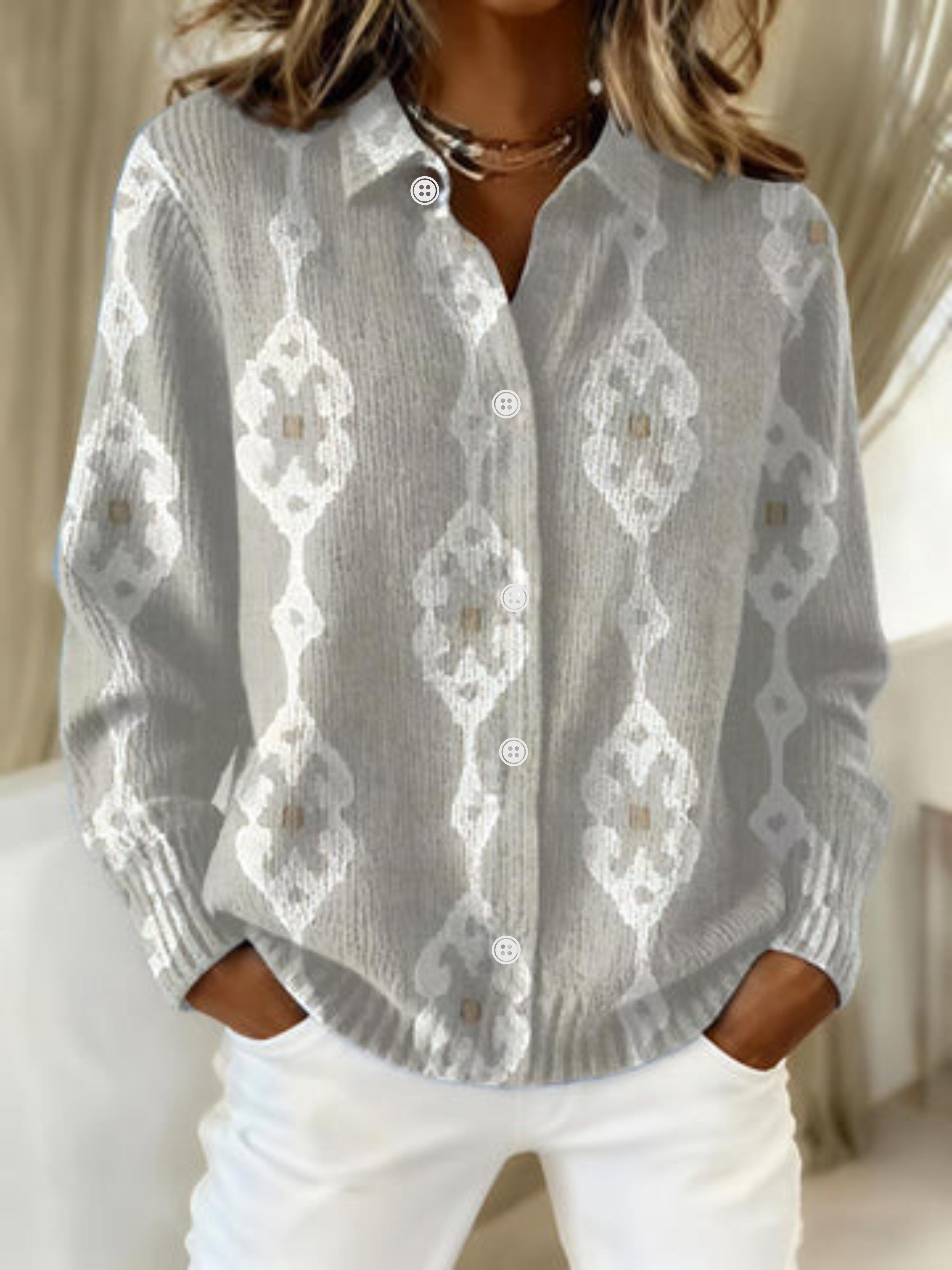 Renee™ – Blusa de Sudadera Estilosa con Diseño de Diamante