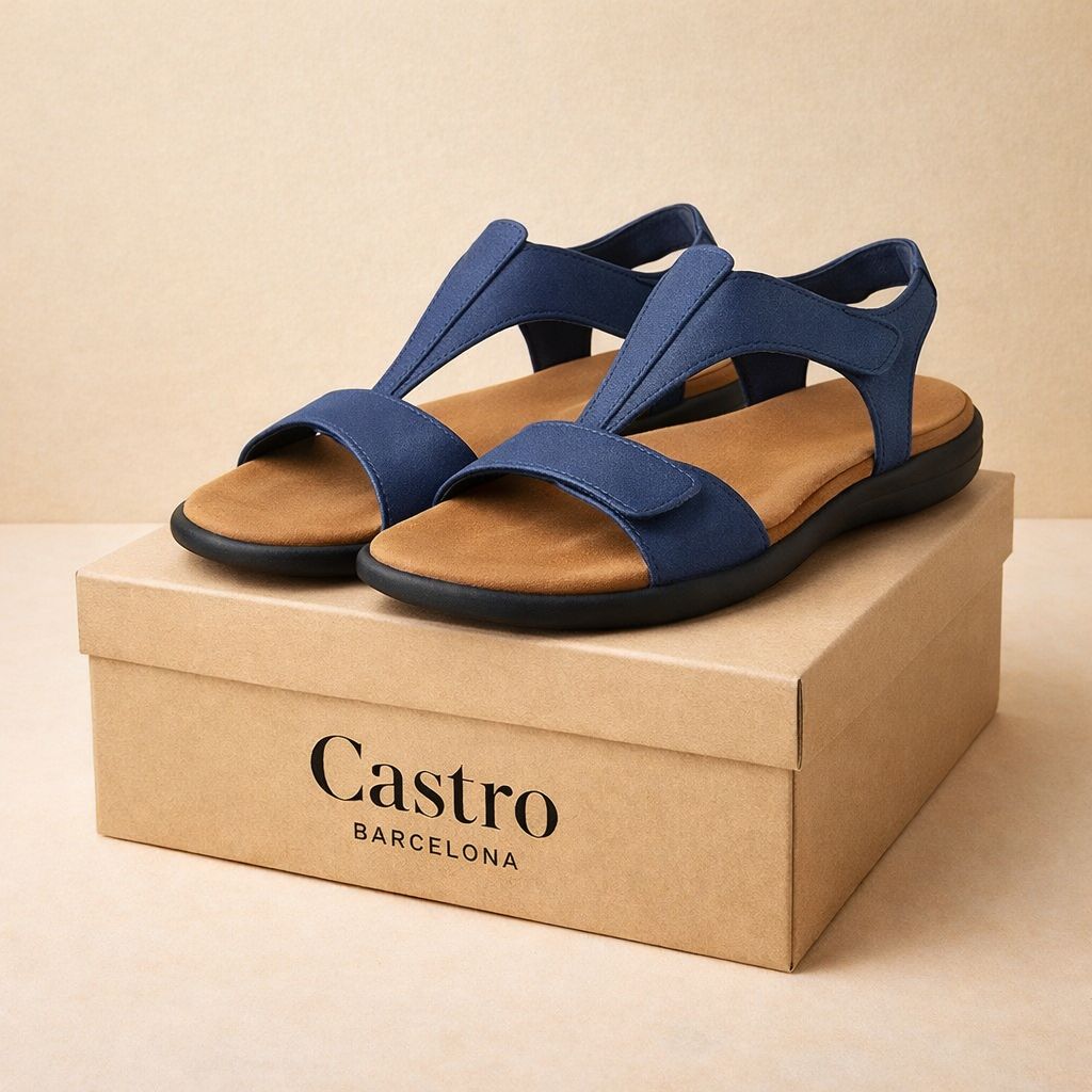 Brisa|™Sandalia con suela de cuña cómoda