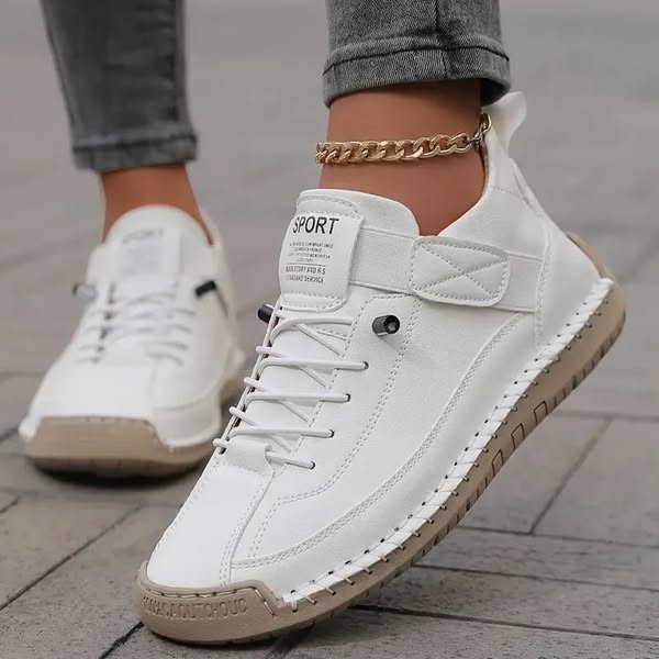 Liora - Zapatillas ortopédicas ligeras con puntera ancha
