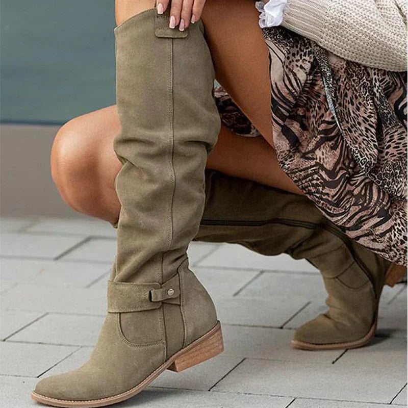 Lima - Botas de efecto ante cómodas y cálidas