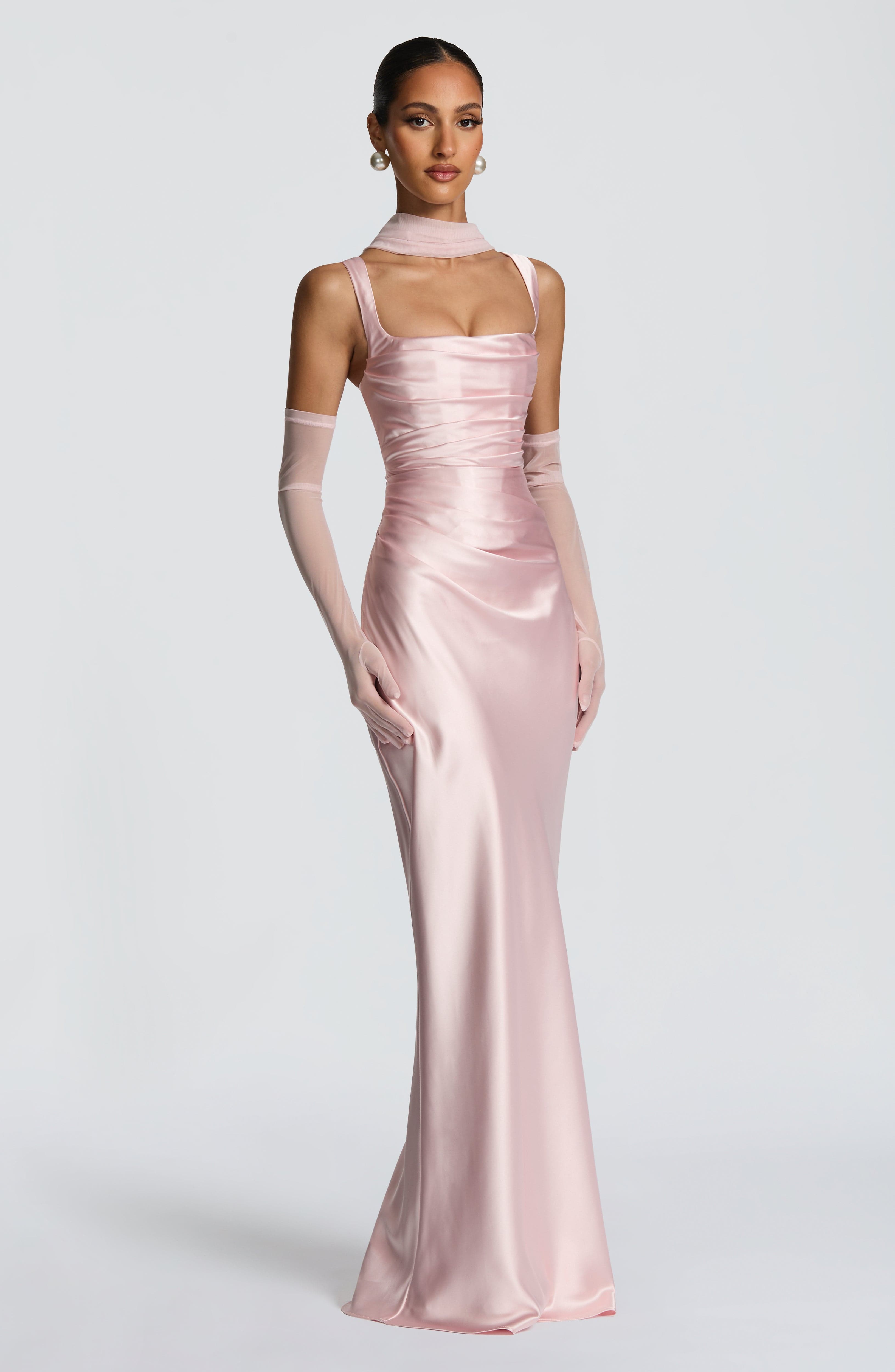 Vestido Naeti ™ | Elegancia satinada con estructura refinada