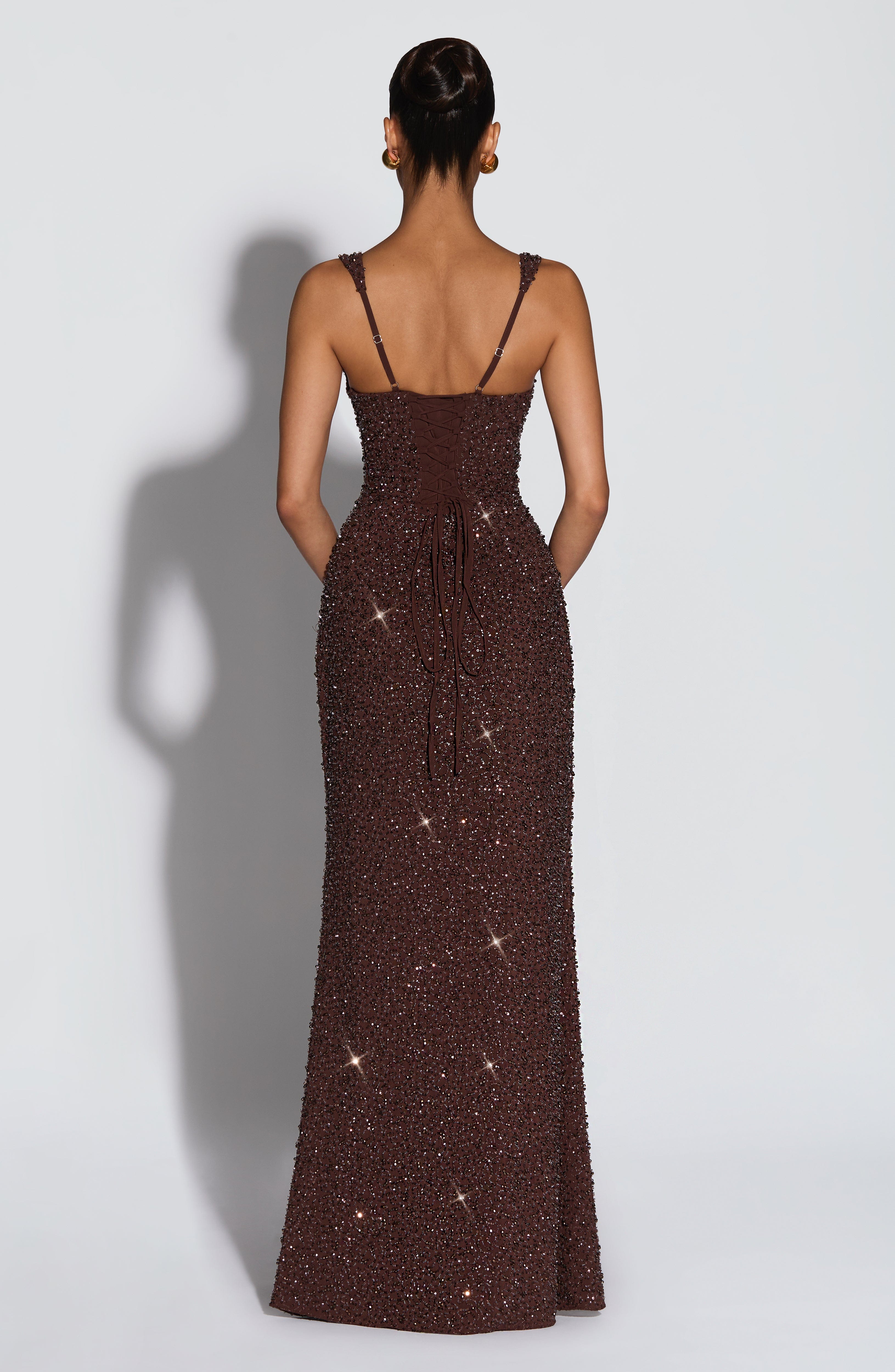 Vestido Conso™ | Brillo sofisticado que esculpe tu silueta
