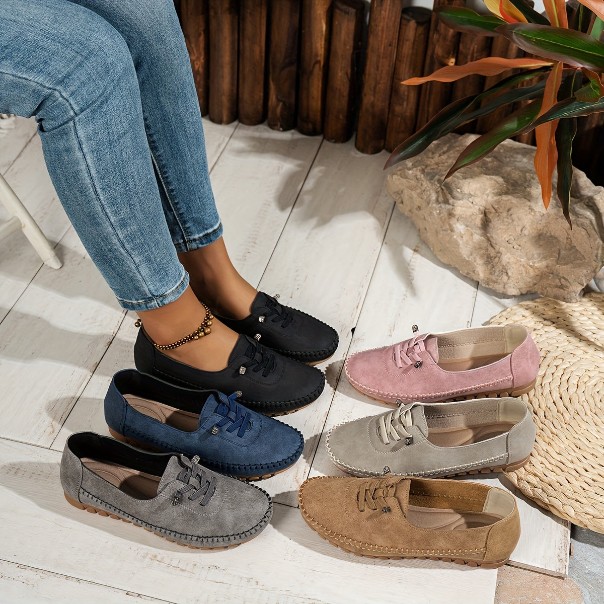 Helena™ – Mocasines suaves con soporte total para pies sensibles